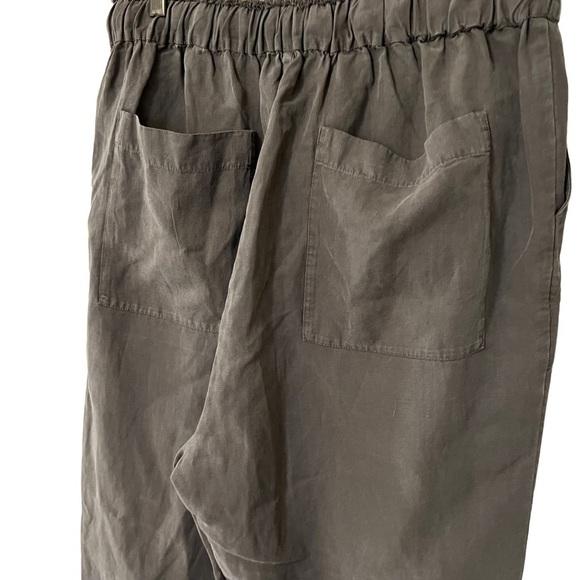 New Zara The L.A. Slouchy Fit Relaxed High Rise Linen Blend Pants XXL - Picture 10 of 16